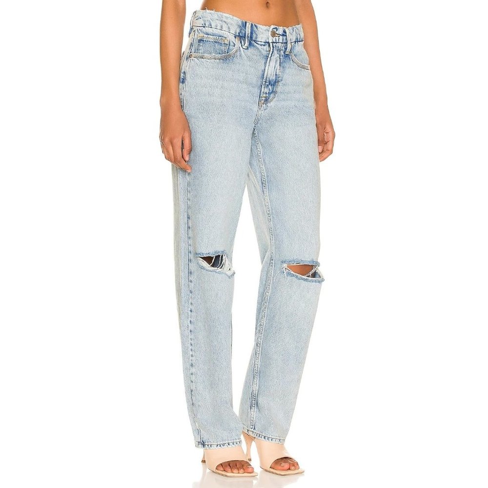 Good American Good '90s Jeans in Blue 6/28 - Picture 2 of 16